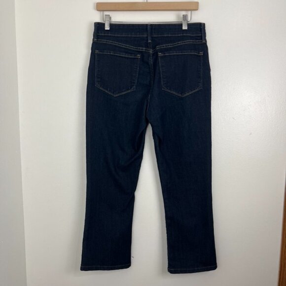 NYDJ Billie Mini Bootcut Dark Denim Short Jeans - Picture 7 of 11